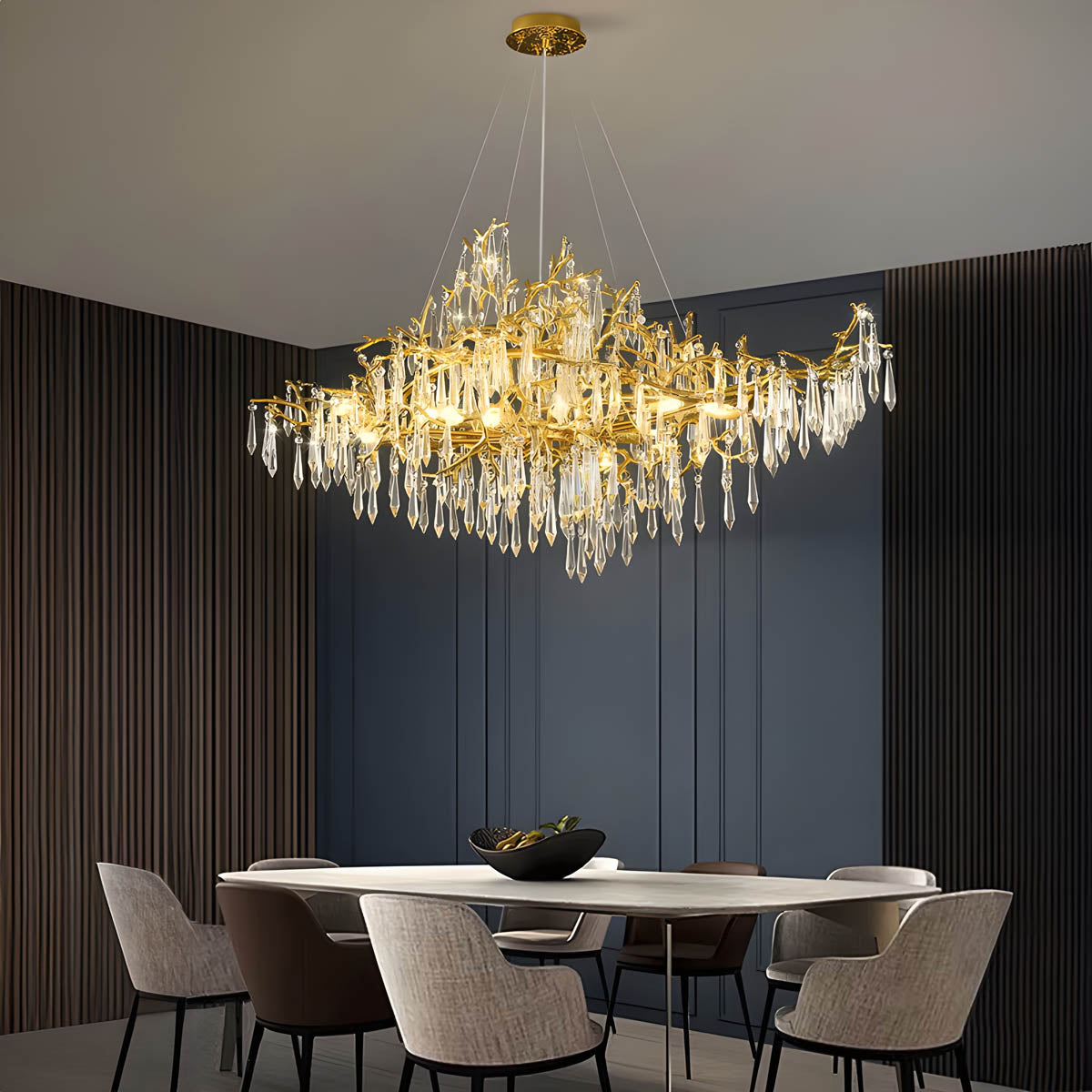 Asterwood Drop Crystal Chandelier — gallery image 6
