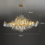 Asterwood Drop Crystal Chandelier — gallery image 17