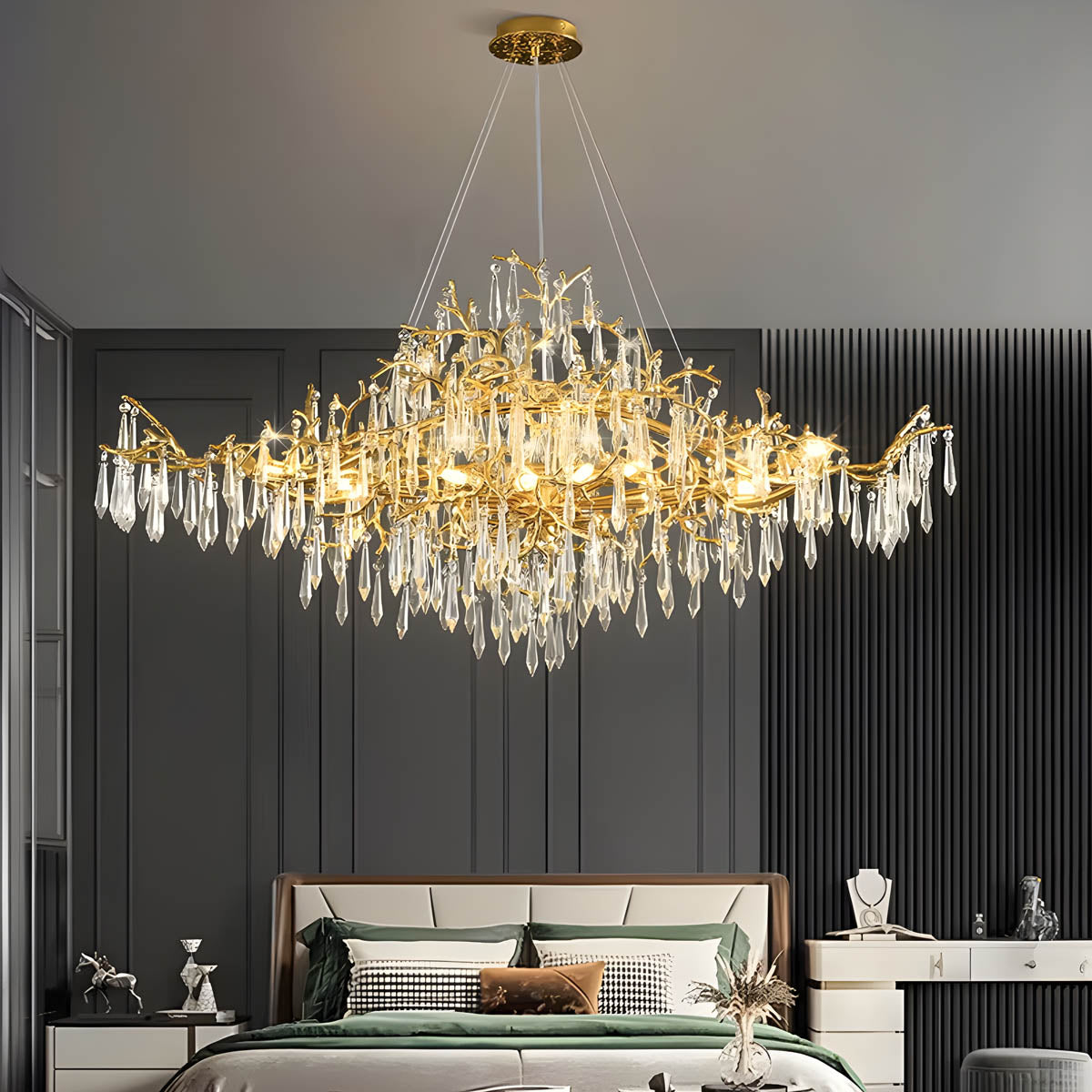 Asterwood Drop Crystal Chandelier — gallery image 10