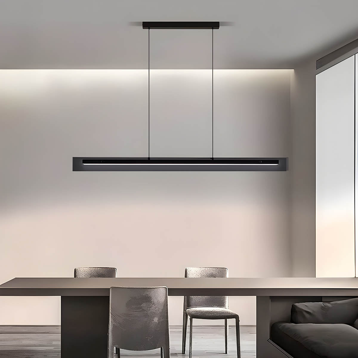 Thornfield Drop Acrylic Linear Pendant Light — gallery image 3
