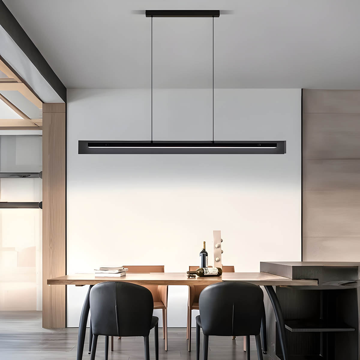 Thornfield Drop Acrylic Linear Pendant Light — gallery image 5