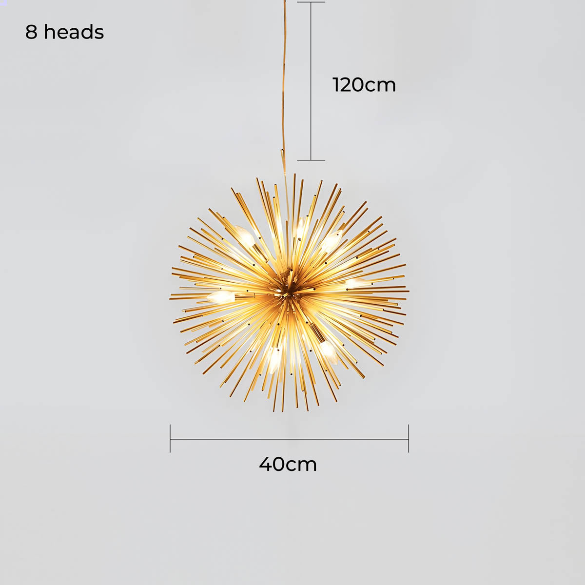 Beechwood Drop Metal Chandelier — gallery image 15