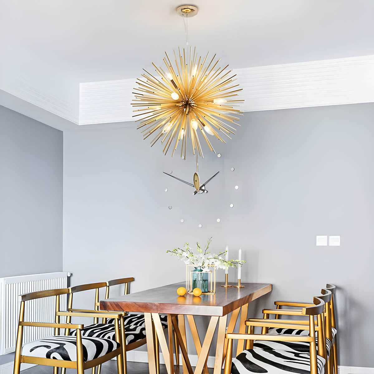 Beechwood Drop Metal Chandelier — gallery image 6