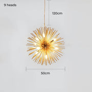 Beechwood Drop Metal Chandelier — gallery image 16