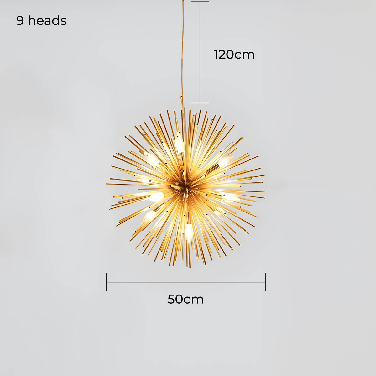 Beechwood Drop Metal Chandelier — gallery image 16