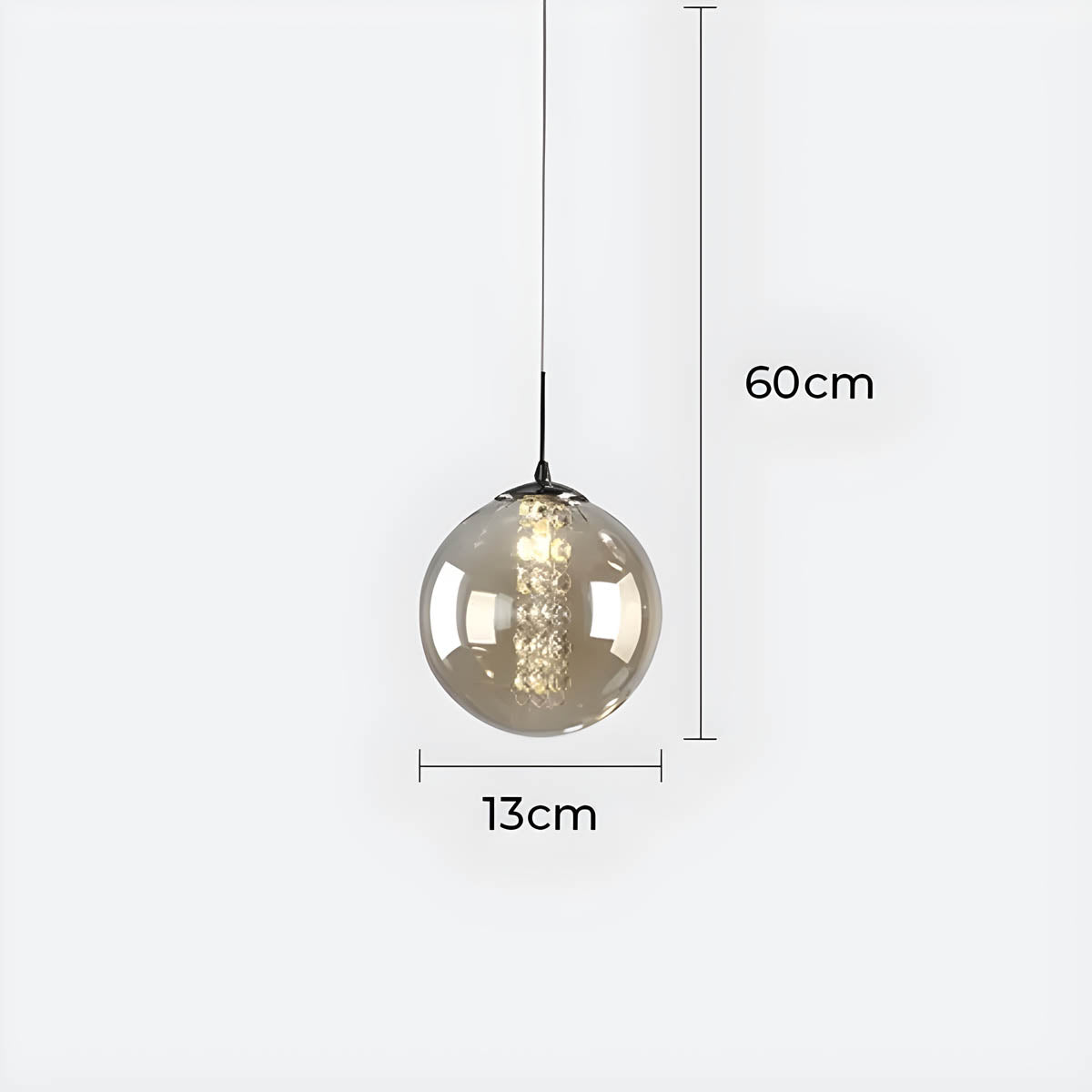 Bayberry Drop Glass Chandelier — gallery image 12