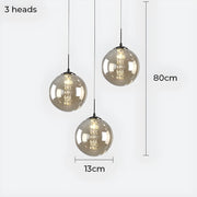 Bayberry Drop Glass Chandelier — gallery image 14