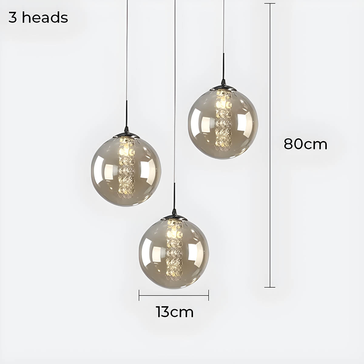 Bayberry Drop Glass Chandelier — gallery image 14