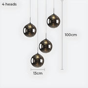 Bayberry Drop Glass Chandelier — gallery image 15