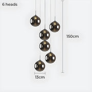 Bayberry Drop Glass Chandelier — gallery image 17