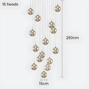 Bayberry Drop Glass Chandelier — gallery image 24