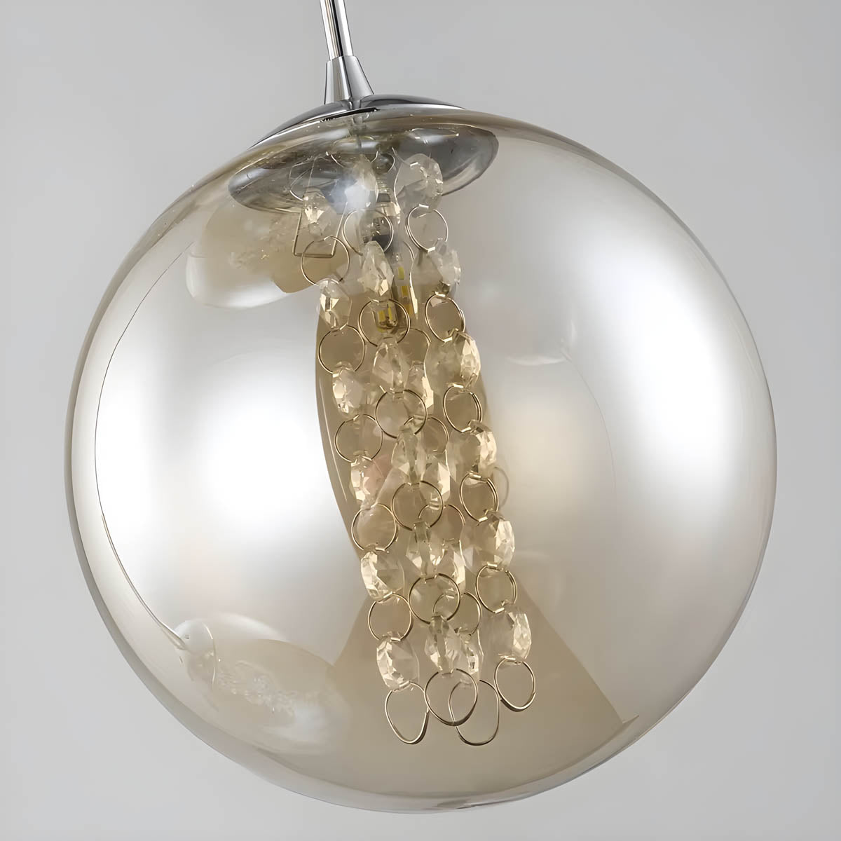 Bayberry Drop Glass Chandelier — gallery image 10