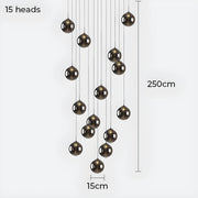Bayberry Drop Glass Chandelier — gallery image 23