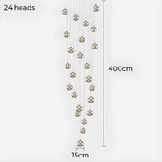 Bayberry Drop Glass Chandelier — gallery image 28