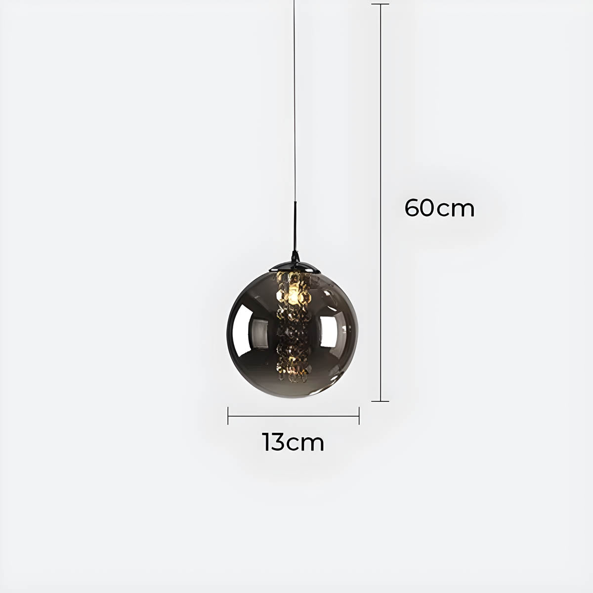 Bayberry Drop Glass Chandelier — gallery image 11