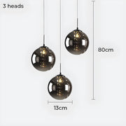 Bayberry Drop Glass Chandelier — gallery image 13