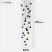 Bayberry Drop Glass Chandelier — gallery image 29