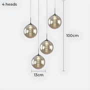 Bayberry Drop Glass Chandelier — gallery image 16