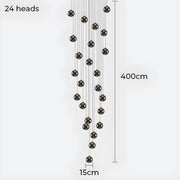 Bayberry Drop Glass Chandelier — gallery image 27