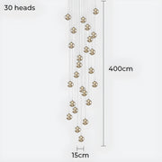 Bayberry Drop Glass Chandelier — gallery image 30