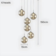 Bayberry Drop Glass Chandelier — gallery image 18