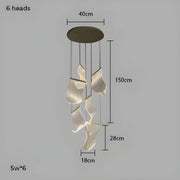 Laurelwood Drop Stainless Steel Chandelier — gallery image 15