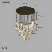 Laurelwood Drop Stainless Steel Chandelier — gallery image 19
