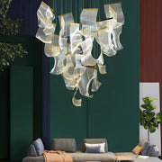 Laurelwood Drop Stainless Steel Chandelier — gallery image 8