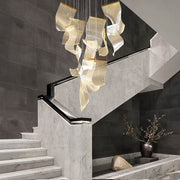 Laurelwood Drop Stainless Steel Chandelier — gallery image 5