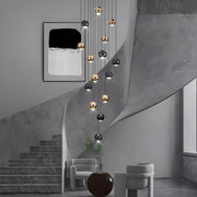 Redfern Drop Aluminum Chandelier — gallery image 10