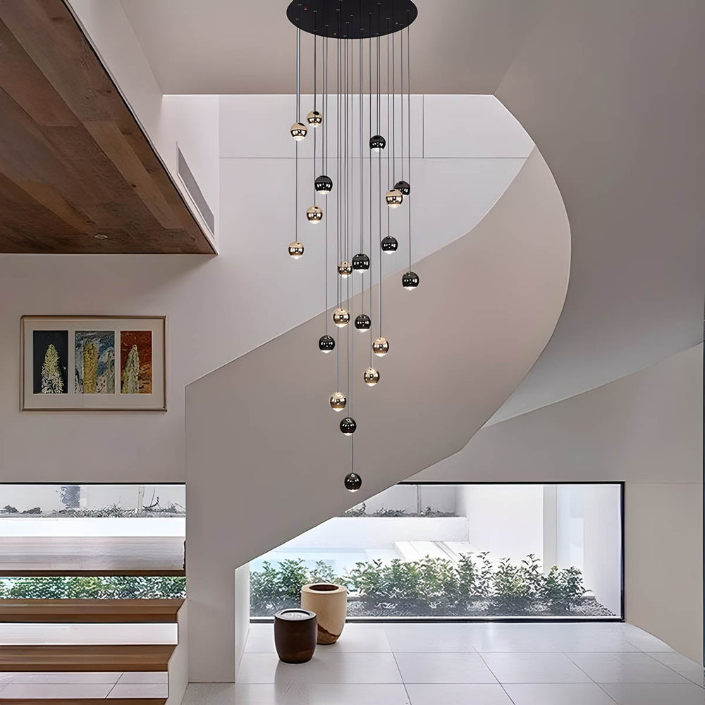 Redfern Drop Aluminum Chandelier — gallery image 4