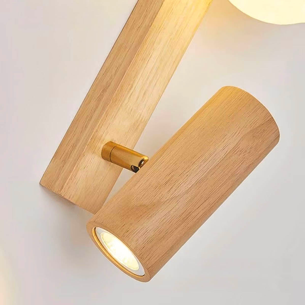 Kingsley Drop Wood Wall Sconce — gallery image 10