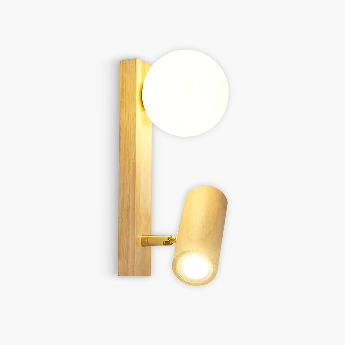 Kingsley Drop Wood Wall Sconce — gallery image 1