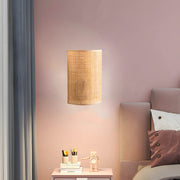 Fielding Drop Rattan Wall Sconce — gallery image 2