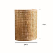 Fielding Drop Rattan Wall Sconce — gallery image 11