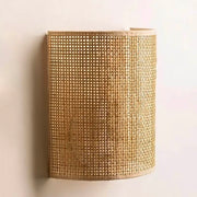 Fielding Drop Rattan Wall Sconce — gallery image 9