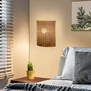 Fielding Drop Rattan Wall Sconce — gallery image 5