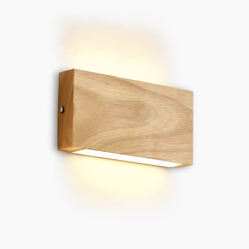 Brookfield Drop Wood Wall Sconce — gallery image 1