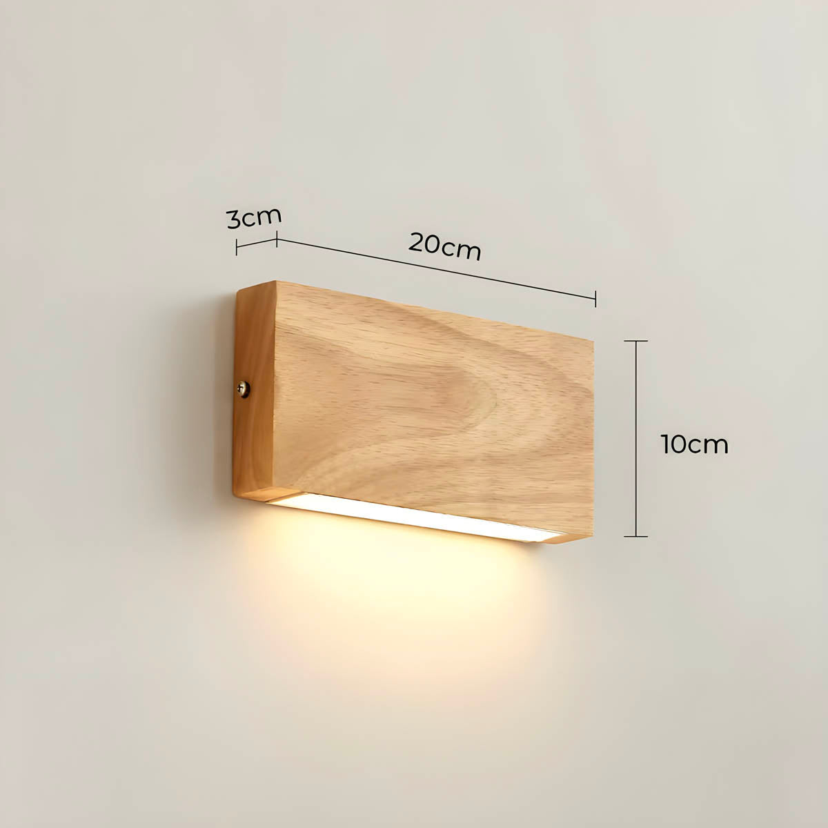 Brookfield Drop Wood Wall Sconce — gallery image 10