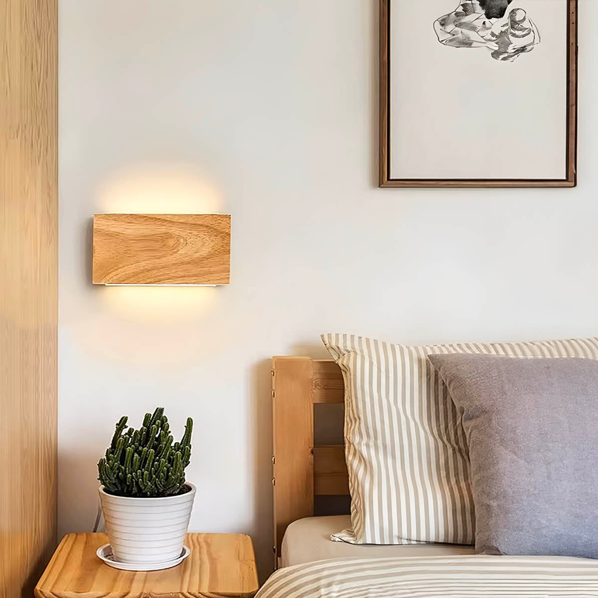 Brookfield Drop Wood Wall Sconce — gallery image 2