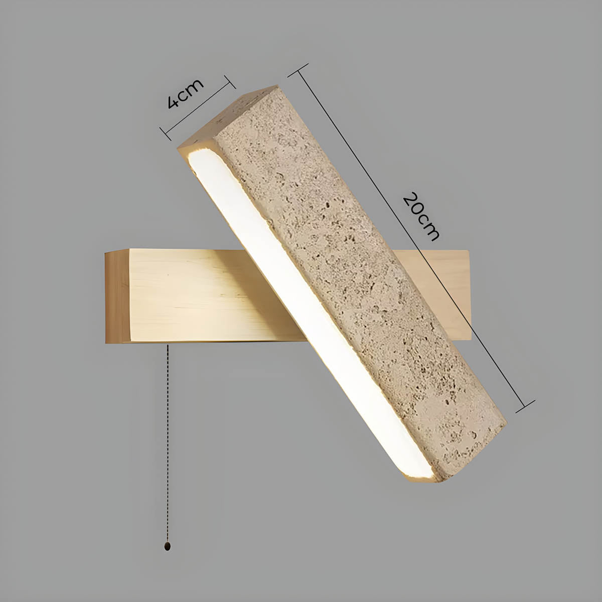 Wildwood Drop Wood Wall Sconce — gallery image 13