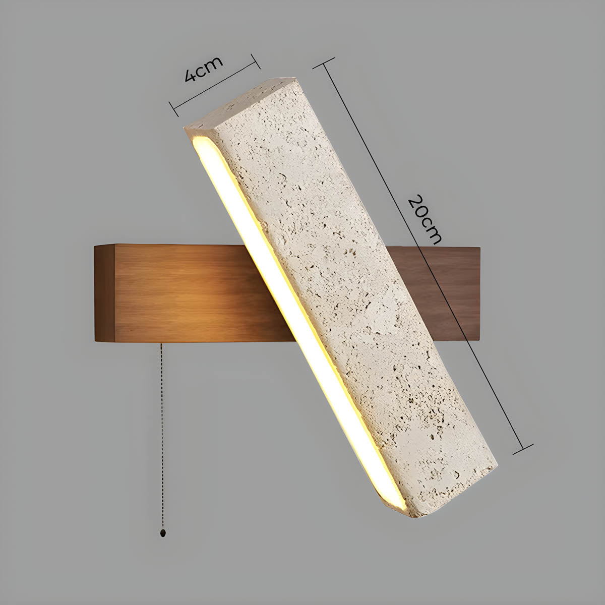 Wildwood Drop Wood Wall Sconce — gallery image 12