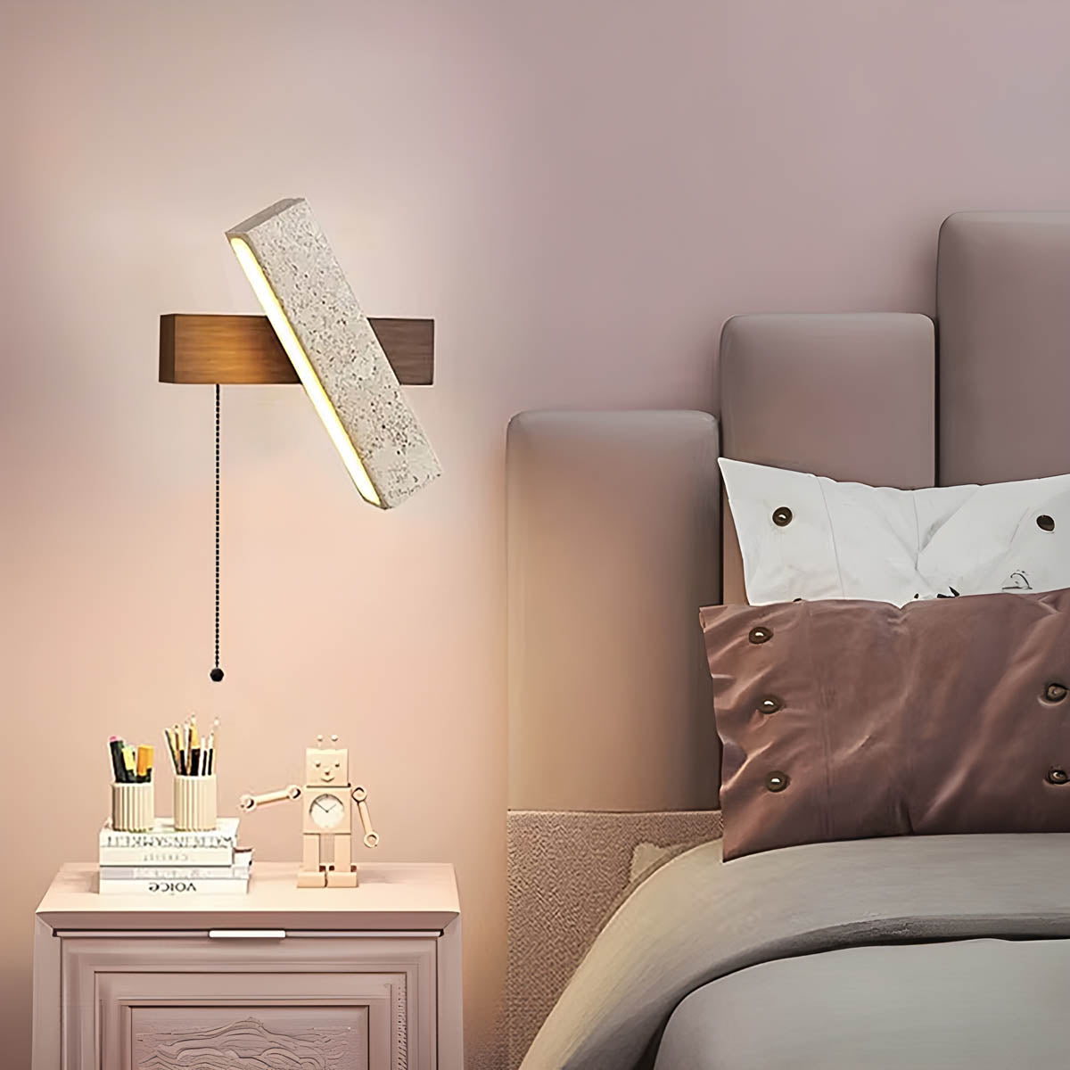 Wildwood Drop Wood Wall Sconce — gallery image 14