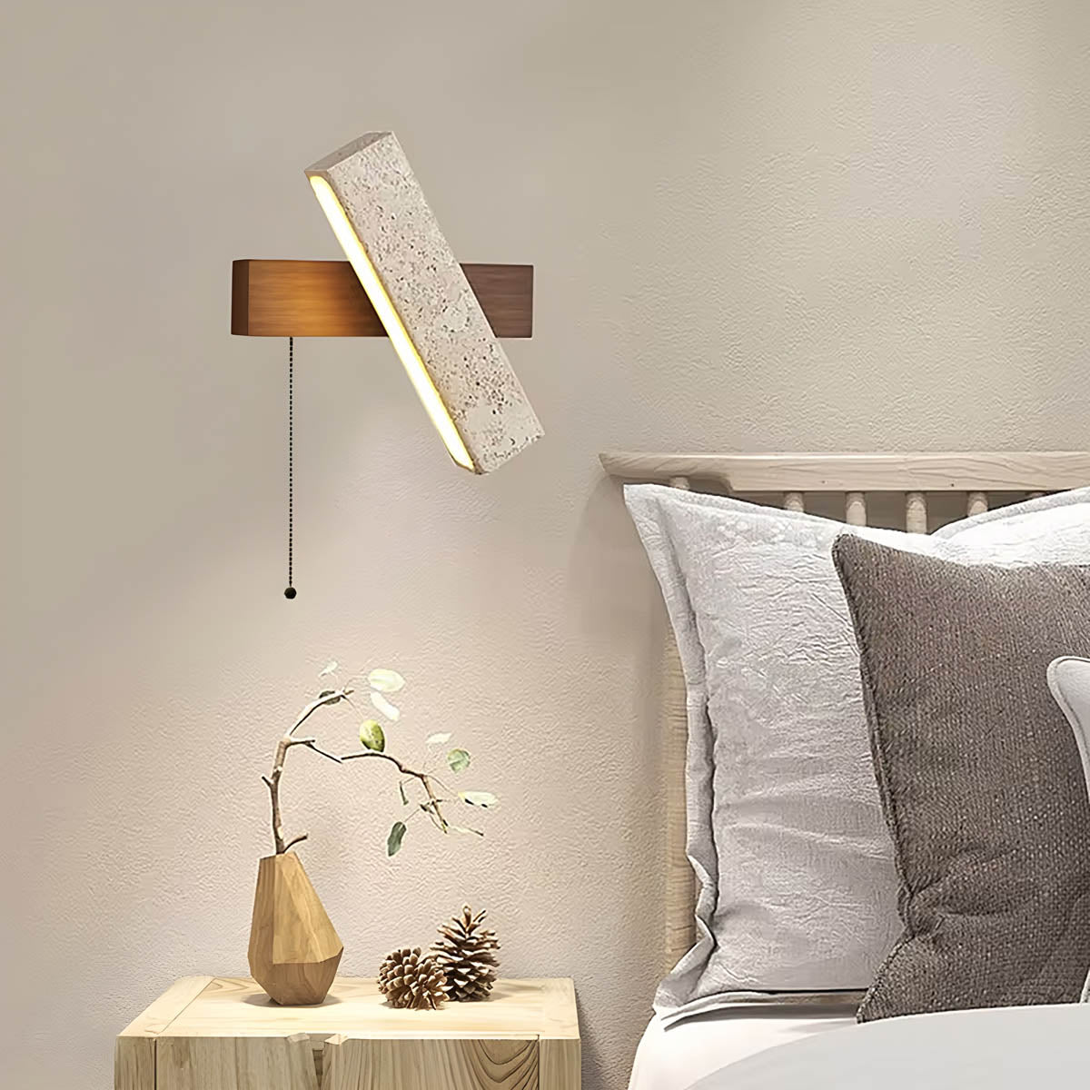 Wildwood Drop Wood Wall Sconce — gallery image 5