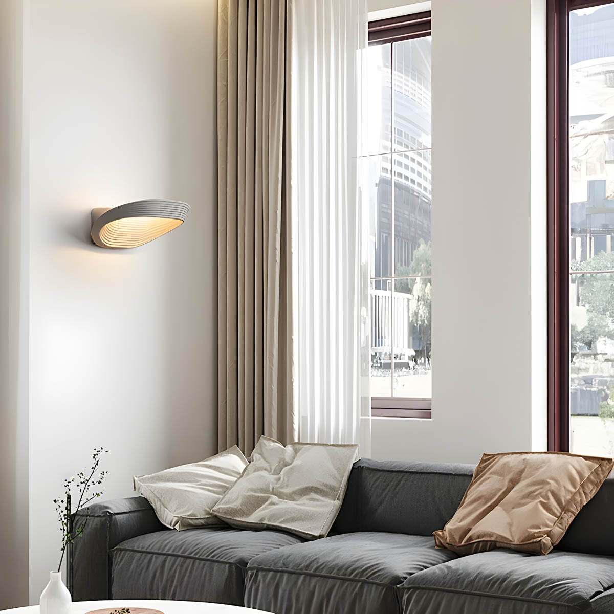 Northwick Drop Aluminum Wall Sconce — gallery image 3