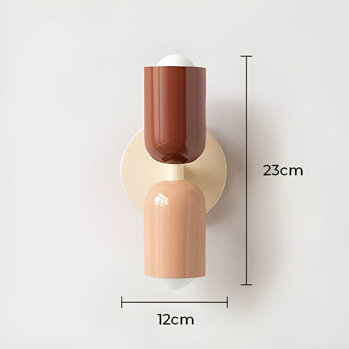 Alderwood Drop Metal Wall Sconce — gallery image 10