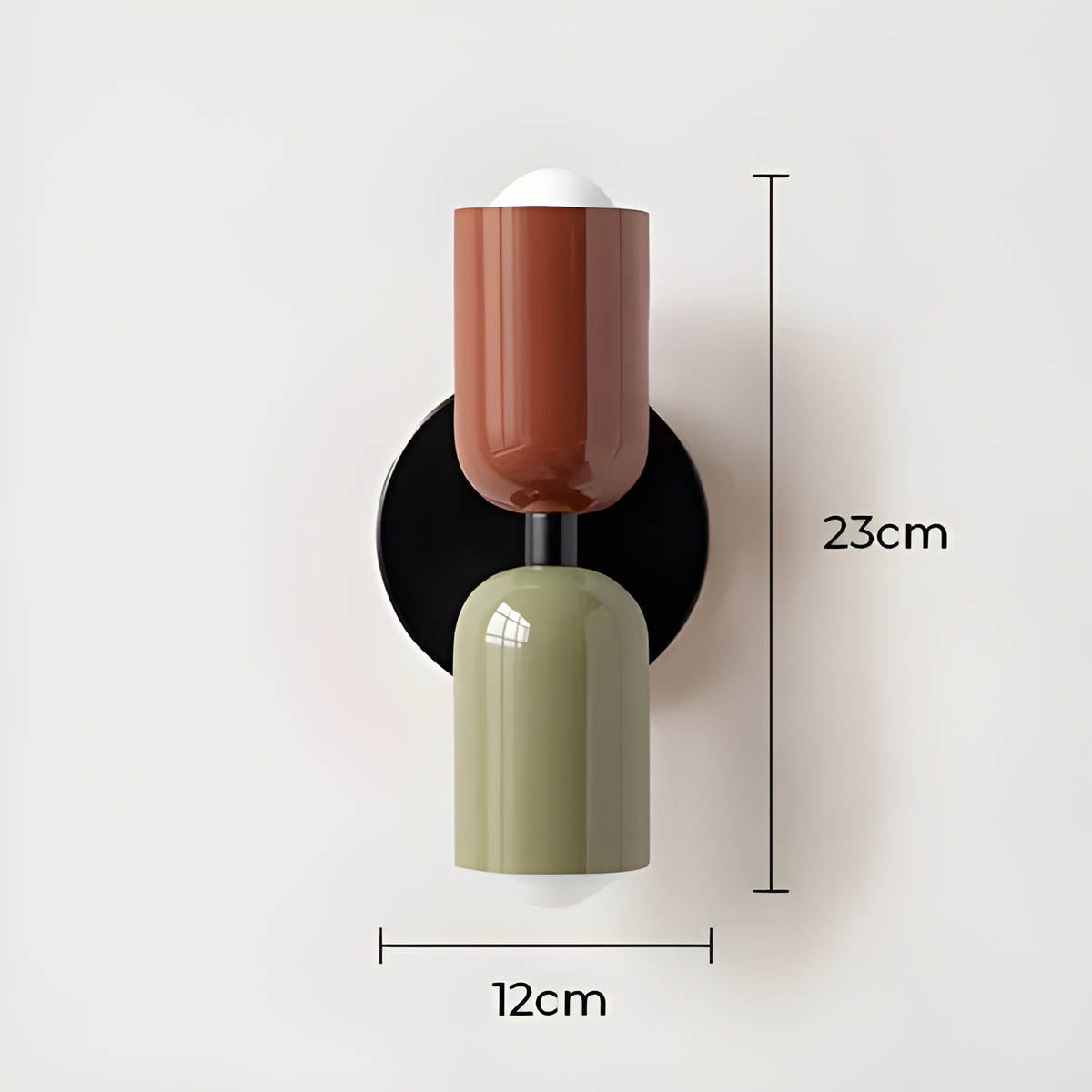 Alderwood Drop Metal Wall Sconce — gallery image 20