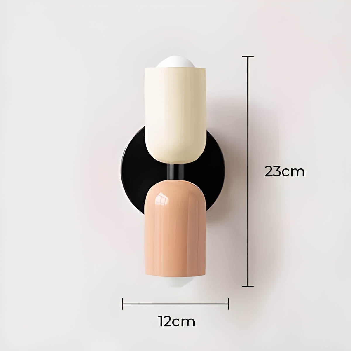 Alderwood Drop Metal Wall Sconce — gallery image 11