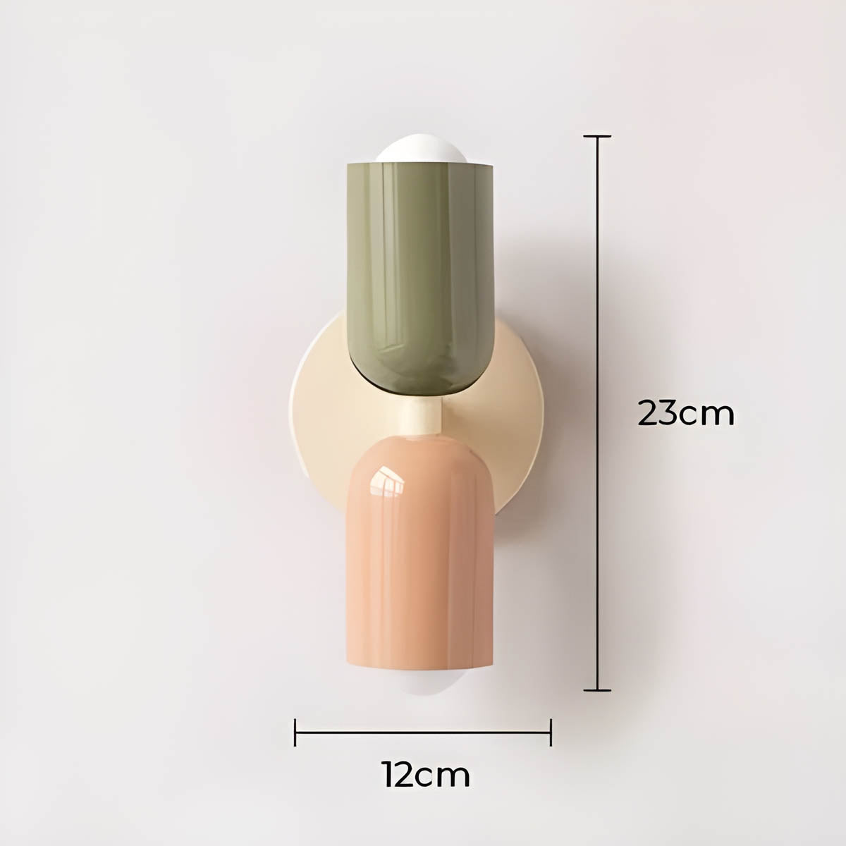 Alderwood Drop Metal Wall Sconce — gallery image 14