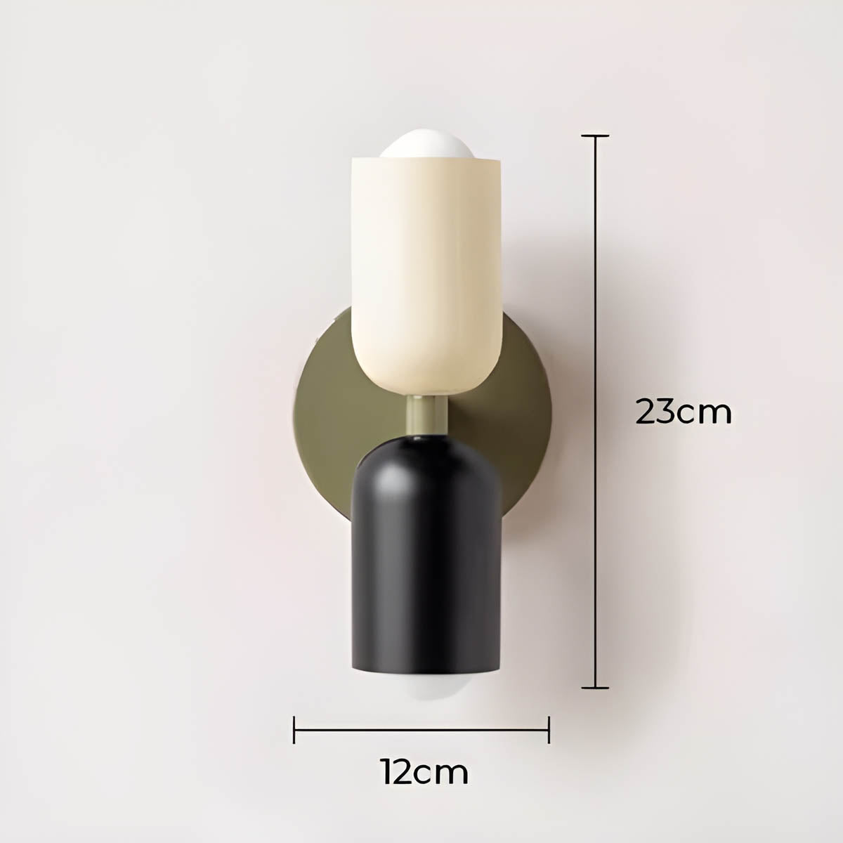 Alderwood Drop Metal Wall Sconce — gallery image 16